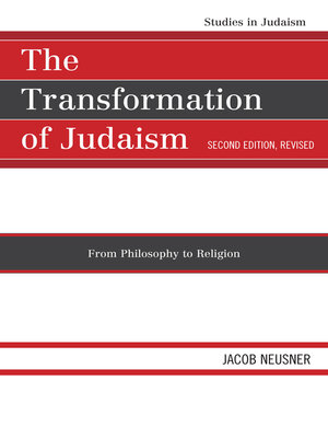 cover image of The Transformation of Judaism